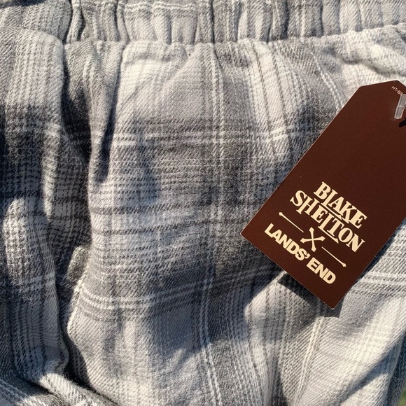 LANDSEND MENS FLANNEL PJ PAJAMA PANTS w/Side Pockets Blake Shelton Collection - Picture 2 of 2